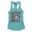 Straight Outta Sani - English Women's Racerback Tank in Solid Cancun Color